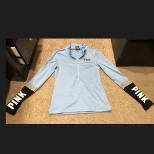 Baby blue PINK zip up